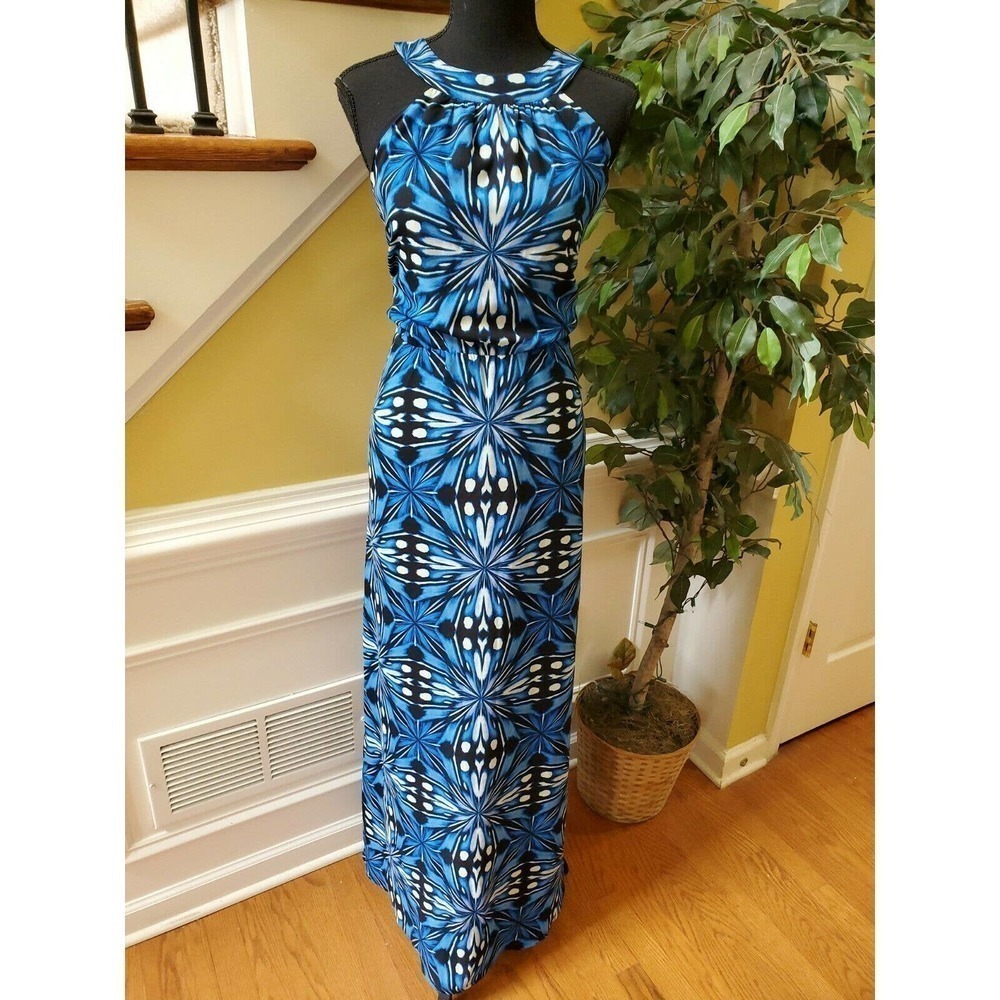 Outback Red Cocktail Formal Halter Maxi Dress S- L